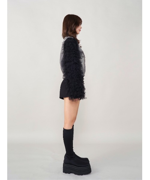 ボリュームチュールデニムGジャン（デニムジャケット）｜Darich（ダーリッチ）