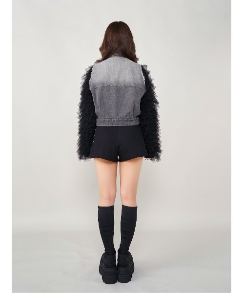 ボリュームチュールデニムGジャン（デニムジャケット）｜Darich（ダーリッチ）