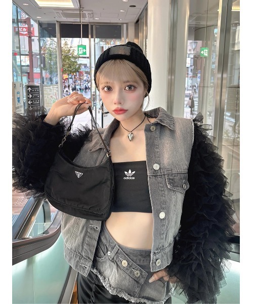 ボリュームチュールデニムGジャン（デニムジャケット）｜Darich（ダーリッチ）