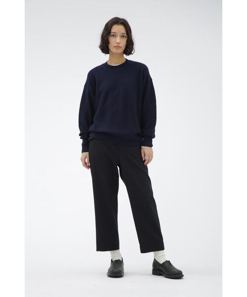 MARGARET HOWELL(マーガレットハウエル)の「DRY WOOL TWILL CHAMBRAY(その他パンツ・レディース・ネイビー・3/2/1)」の1枚目の写真