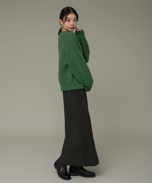 URBAN RESEARCH Sonny Label(アーバンリサーチサニーレーベル)の「チェックIラインスカート(スカート・レディース・ブルー系その他/レッド系その他・38/36)」の8枚目の写真