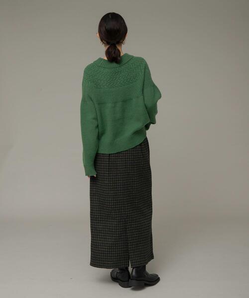 URBAN RESEARCH Sonny Label(アーバンリサーチサニーレーベル)の「チェックIラインスカート(スカート・レディース・ブルー系その他/レッド系その他・38/36)」の9枚目の写真