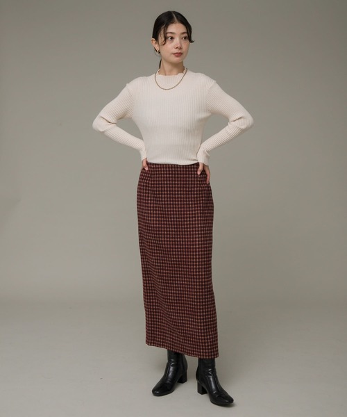 セール】チェックIラインスカート（スカート）｜URBAN RESEARCH