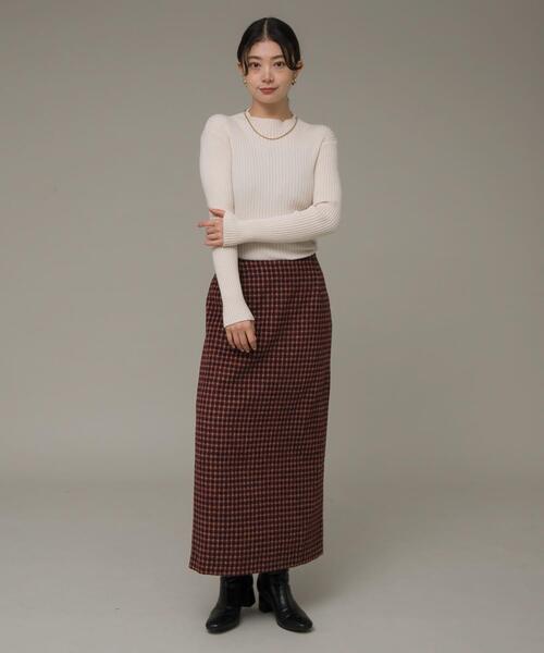 URBAN RESEARCH Sonny Label(アーバンリサーチサニーレーベル)の「チェックIラインスカート(スカート・レディース・ブルー系その他/レッド系その他・38/36)」の16枚目の写真