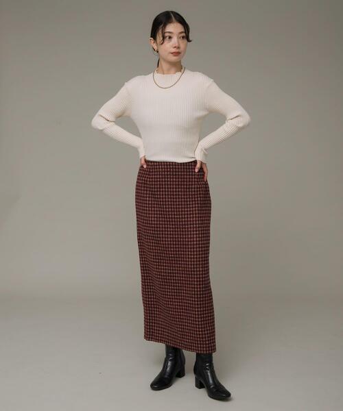 URBAN RESEARCH Sonny Label(アーバンリサーチサニーレーベル)の「チェックIラインスカート(スカート・レディース・ブルー系その他/レッド系その他・38/36)」の17枚目の写真
