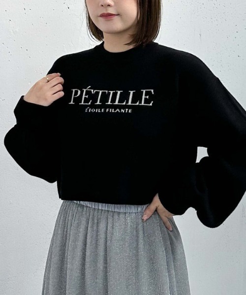 archives（アルシーヴ）の「ロゴＪＱショートニット（ニット/セーター・レディース・オフホワイト/ブルー/ブラック/ワイン・MEDIUM）」の13枚目の写真