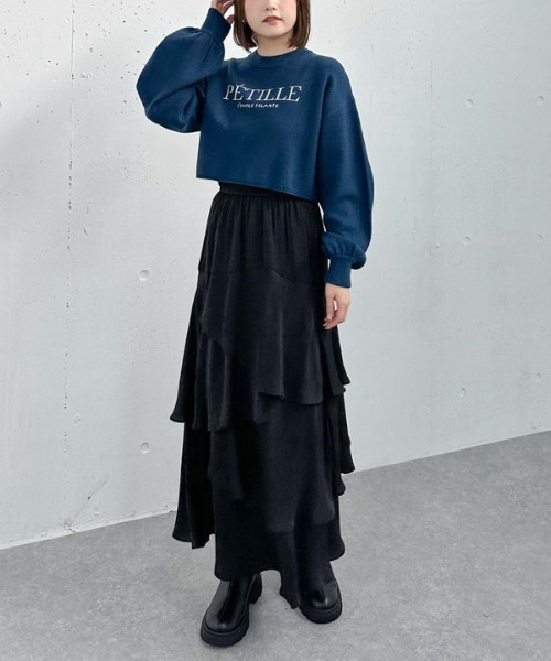 archives（アルシーヴ）の「ロゴＪＱショートニット（ニット/セーター・レディース・オフホワイト/ブルー/ブラック/ワイン・MEDIUM）」の21枚目の写真