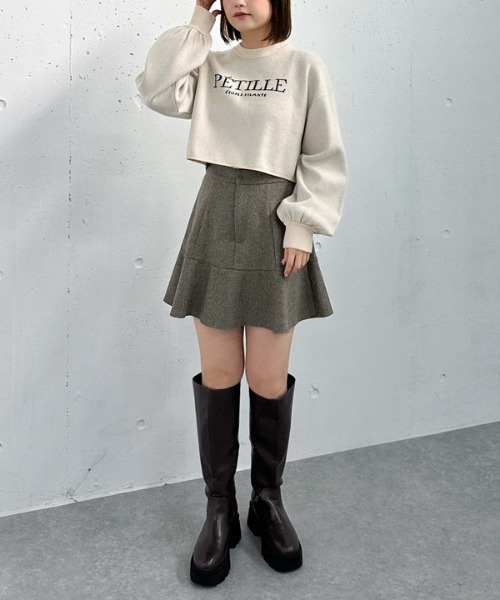 archives（アルシーヴ）の「ロゴＪＱショートニット（ニット/セーター・レディース・オフホワイト/ブルー/ブラック/ワイン・MEDIUM）」の10枚目の写真