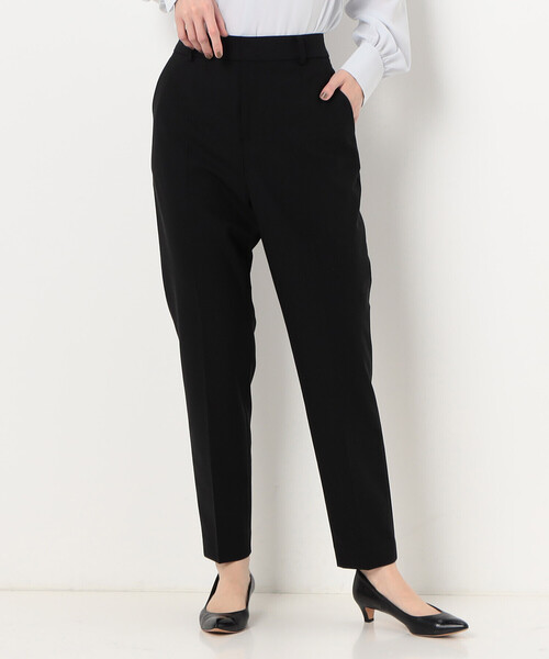 COMME CA(コムサ)の「【セットアップ対応】2WAYストレッチトロ パンツ(スーツパンツ・レディース・ブラック・9号/7号)」の1枚目の写真