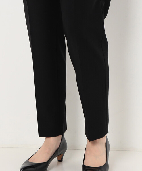 COMME CA(コムサ)の「【セットアップ対応】2WAYストレッチトロ パンツ(スーツパンツ・レディース・ブラック・9号/7号)」の3枚目の写真