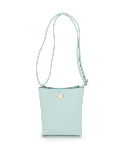 SHOO・LA・RUE（シューラルー）の「ソフトレザー調ポシェット（ショルダーバッグ・キッズ・アイボリー/グリーン系・00）」の3枚目の写真