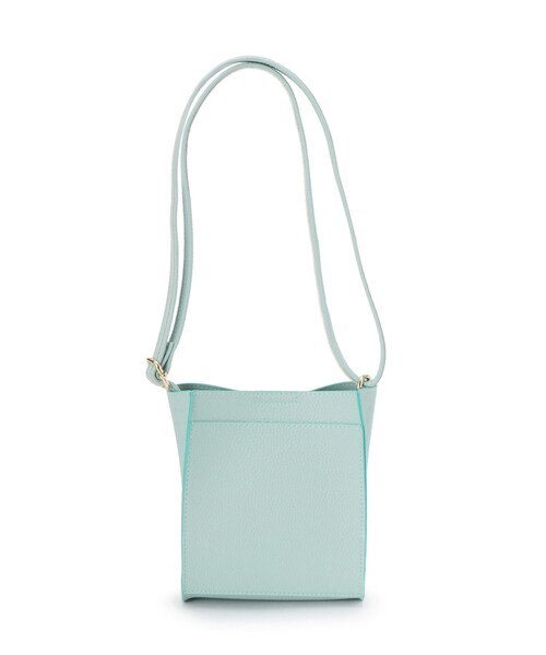 SHOO・LA・RUE（シューラルー）の「ソフトレザー調ポシェット（ショルダーバッグ・キッズ・アイボリー/グリーン系・00）」の5枚目の写真