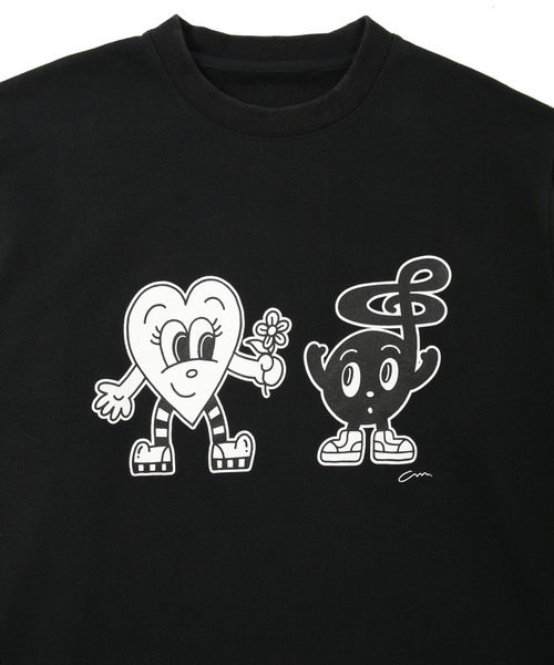 JUNRED（ジュンレッド）の「【Chocomoo×JUNRED】コラボクルーネックスウェット（スウェット・メンズ・レッド系その他/ライトグレー/グレー/チャコールグレー・M/S/L）」の8枚目の写真