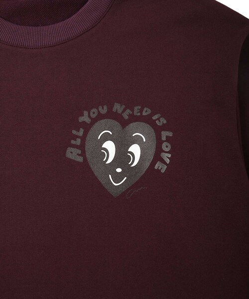 JUNRED（ジュンレッド）の「【Chocomoo×JUNRED】コラボクルーネックスウェット（スウェット・メンズ・レッド系その他/ライトグレー/グレー/チャコールグレー・M/S/L）」の14枚目の写真