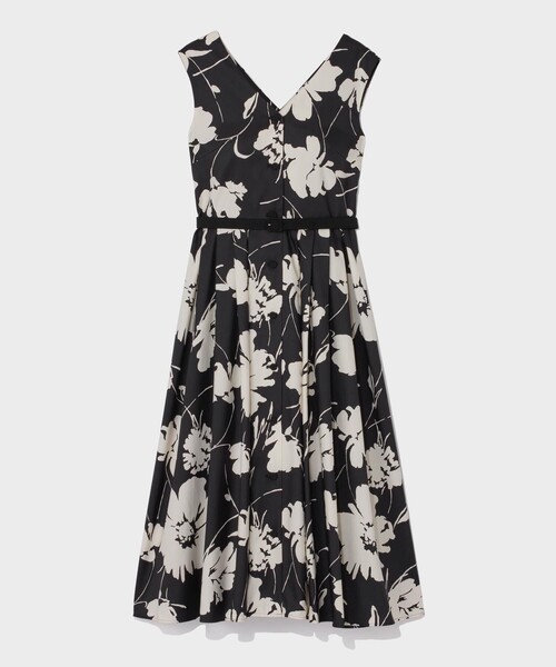 GRACE CLASS(グレースクラス)の「バイカラーボタニカルドレス(ワンピース・レディース・ブラック/ピンク・38/36)」の16枚目の写真