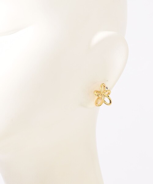 PHILIPPE AUDIBERT（フィリップ オーディベール）の「【別注】PHILIPPE AUDIBERT Kylie S ゴールドピアス（ピアス（両耳用）・レディース・ゴールド・FREE）」の2枚目の写真