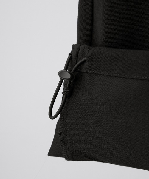 VELNUS（ベルナス）の「【VELNUS】2way mode design loose parachute pants/2wayモードデザインルーズパラシュートパンツ（スラックス・メンズ・ライトグレー/ブラック・S/L/M）」の16枚目の写真