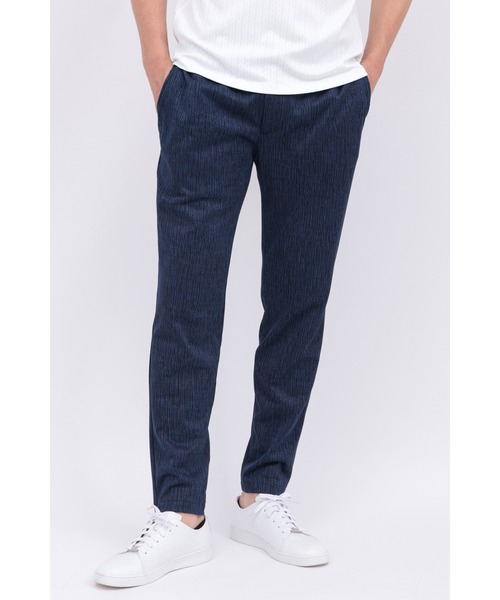 HIGH STREET（ハイストリート）の「HIGH STREET∴ブライトウィロージャガードイージーパンツ（スラックス・メンズ・ブラック/ネイビー/グレー・M/L/LL/S）」の3枚目の写真