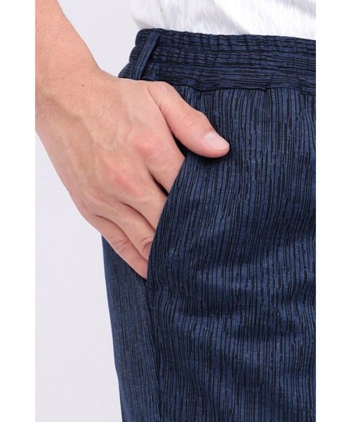 HIGH STREET∴ブライトウィロージャガードイージーパンツ（スラックス