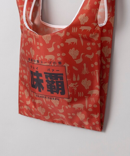 coen（コーエン）の「【味覇/ウェイパァー】パッカブルエコバッグ（エコバッグ/サブバッグ・メンズ・レッド・FREE）」の4枚目の写真