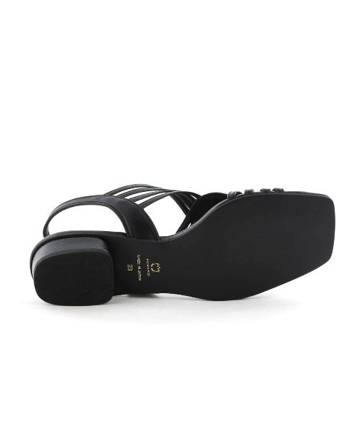 HIMIKO（ヒミコ）の「【Made in Japan】【HIMIKO】クロスメッシュローヒールサンダル/651202（サンダル・レディース・ブラック/シルバー/ピンク・22.5cm/24.0cm/23.0cm/26.5cm/25.5cm/24.5cm/23.5cm/22.0cm/21.5cm/26.0cm/25.0cm）」の11枚目の写真