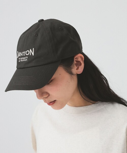 DANTON(ダントン)の「DANTON / COTTON TWILL CAP(キャップ・レディース・チャコールグレー/ナチュラル・ONE SIZE)」の3枚目の写真