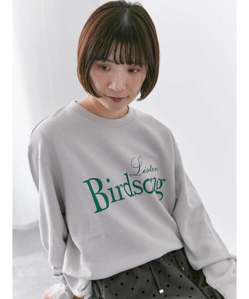 Samansa Mos2 blue（サマンサモスモスブルー）の「裏毛ロゴスウェット（Tシャツ/カットソー・レディース・グレー/オフホワイト/ブルー/ネイビー/イエロー・F）」の2枚目の写真