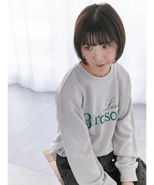 Samansa Mos2 blue（サマンサモスモスブルー）の「裏毛ロゴスウェット（Tシャツ/カットソー・レディース・グレー/オフホワイト/ブルー/ネイビー/イエロー・F）」の16枚目の写真