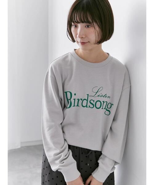 Samansa Mos2 blue（サマンサモスモスブルー）の「裏毛ロゴスウェット（Tシャツ/カットソー・レディース・グレー/オフホワイト/ブルー/ネイビー/イエロー・F）」の20枚目の写真