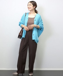 Aletta vita | リネンライクVネック2WAYカーディガン(カーディガン/ボレロ)