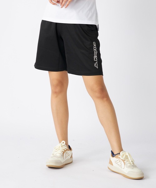 Kappa(カッパ)の「ロゴワークハーフパンツ(その他パンツ・レディース・ブラック/ブルー/ネイビー・MEDIUM/LARGE/X-LARGE)」の1枚目の写真