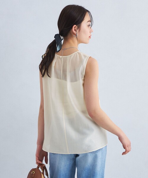 「green label relaxing」 ノースリーブブラウス FREE レッド レディース green label relaxing 「green relaxing」 ノースリーブトップス