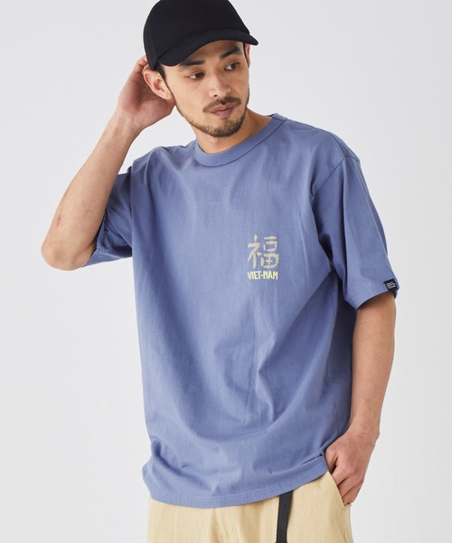 KRIFF MAYER(クリフメイヤー)の「スーベニアプリントT (虎)(Tシャツ/カットソー・メンズ・チャコール/オフホワイト/グレー/ブルー/イエロー・MEDIUM/X-LARGE/LARGE)」の9枚目の写真