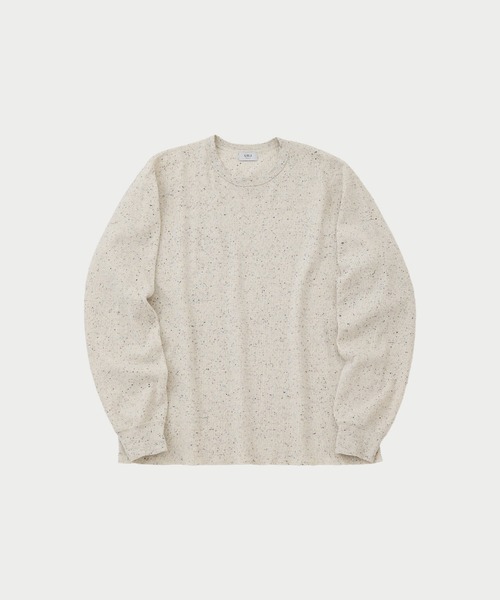 URU TOKYO(ウルトーキョー)の「CREW NECK L/S TEE(Tシャツ/カットソー・メンズ・アイボリー・1)」の1枚目の写真