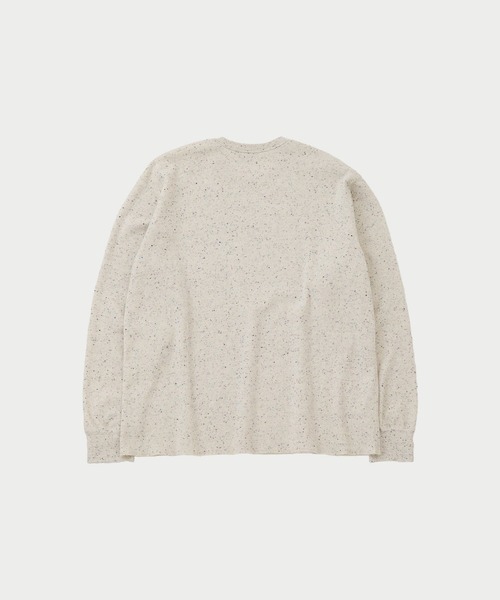 URU TOKYO(ウルトーキョー)の「CREW NECK L/S TEE(Tシャツ/カットソー・メンズ・アイボリー・1)」の2枚目の写真
