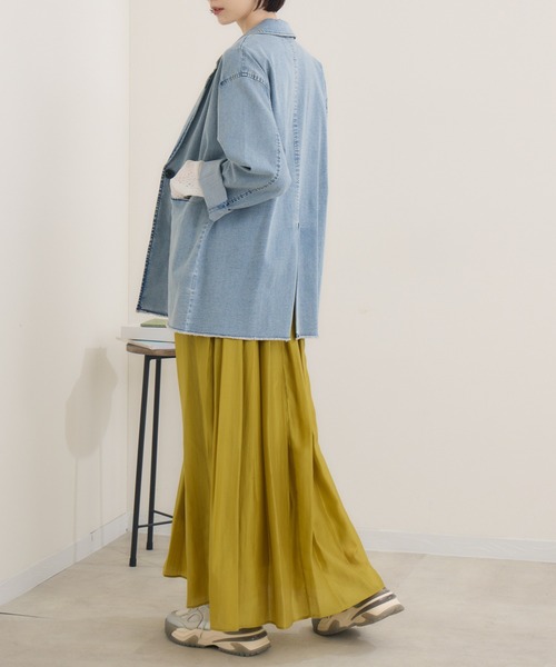 Paradise Picnic（パラダイスピクニック）の「SUGAR ROSE　ビンテージデニムジャケット（デニムジャケット・レディース・ブルー/ネイビー・FREE）」の22枚目の写真