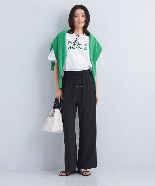 Champion（チャンピオン）の「【別注】＜Champion＞プリント Tシャツ（Tシャツ/カットソー・レディース・パープル/ブラック/ナチュラル/グレー/オフホワイト/ライム・FREE）」の14枚目の写真