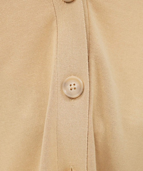 BABYLONE（バビロン）の「綿モダールボックスカーディガン（カーディガン/ボレロ・レディース・ベージュ/ライトグレー/ブラック・フリー）」の16枚目の写真