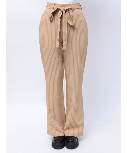 jouetie（ジュエティ）の「【FRUITSZIPPER鎮西寿々歌】フレアパンツ（その他パンツ・レディース・ベージュ・MEDIUM）」の5枚目の写真