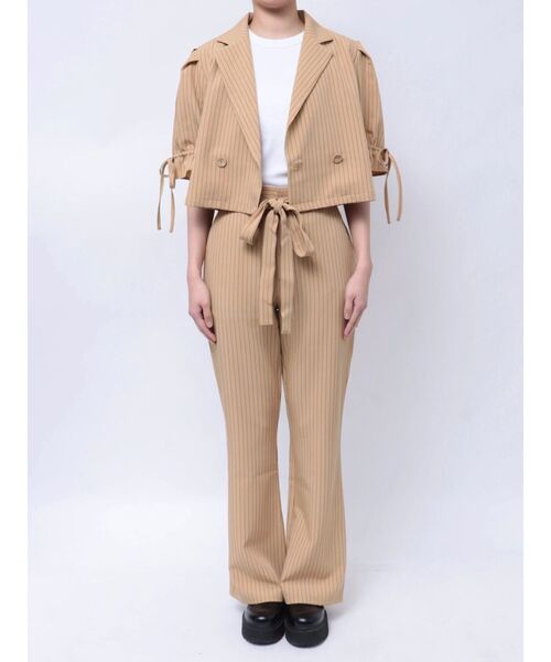 jouetie（ジュエティ）の「【FRUITSZIPPER鎮西寿々歌】フレアパンツ（その他パンツ・レディース・ベージュ・MEDIUM）」の13枚目の写真