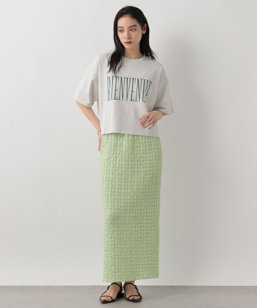 LOWRYS FARM(ローリーズファーム)の「ポコポコタイトスカート 289810(スカート・レディース・グリーン/アイボリー/ブラック・FREE)」の12枚目の写真