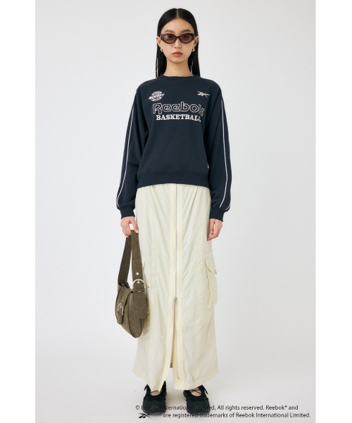 トレーナー スウェット REEBOK PIPING SWEAT プルオーバー レディース REEBOK PIPING SWEAT プルオーバー（スウェット）｜MOUSSY