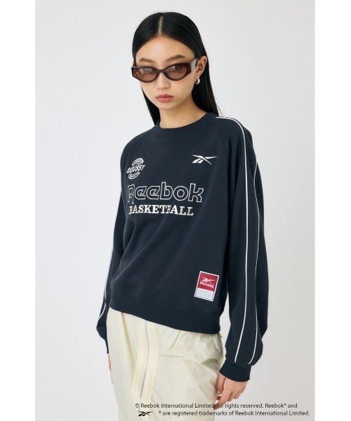 MOUSSY（マウジー）の「REEBOK PIPING SWEAT プルオーバー（スウェット・レディース・ネイビー/ブラック/オフホワイト・FREE）」の12枚目の写真