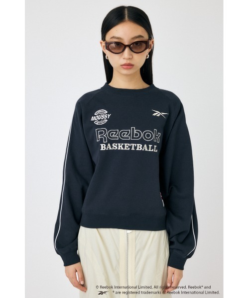 MOUSSY（マウジー）の「REEBOK PIPING SWEAT プルオーバー（スウェット・レディース・ネイビー/ブラック/オフホワイト・FREE）」の13枚目の写真