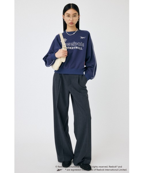 MOUSSY（マウジー）の「REEBOK PIPING SWEAT プルオーバー（スウェット・レディース・ネイビー/ブラック/オフホワイト・FREE）」の17枚目の写真