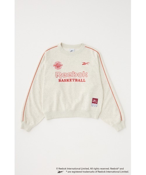 MOUSSY（マウジー）の「REEBOK PIPING SWEAT プルオーバー（スウェット・レディース・ネイビー/ブラック/オフホワイト・FREE）」の7枚目の写真