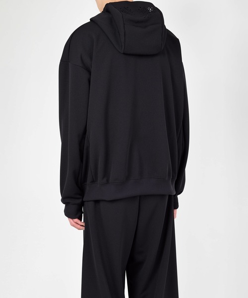 LAD MUSICIAN（ラッドミュージシャン）の「ESTER JERSEY HOODED BLOUSON（ジャージ・メンズ・パープル系/グリーン系/ブラック・46/44/42）」の10枚目の写真