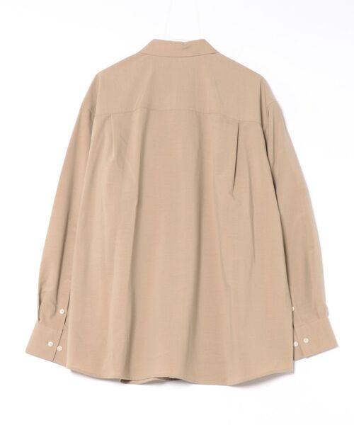 WESTBOY（ウエストボーイ）の「フェイクレザーポケットシャツ NNS25S1TP01【NANS STUDIO】（シャツ/ブラウス・メンズ・カーキ/グレー・XL/M/L）」の3枚目の写真