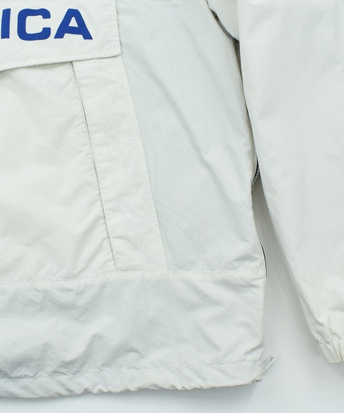 NAUTICA（ノーティカ）の「【ヴィンテージ古着】NAUTICA プルオーバーナイロンジャケット（ナイロンジャケット・メンズ・ホワイト・X-LARGE）」の13枚目の写真