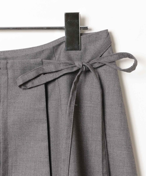 PAGEBOY（ページボーイ）の「プリーツラップミニスカート（スカート・レディース・ブラック/グレー・FREE）」の18枚目の写真